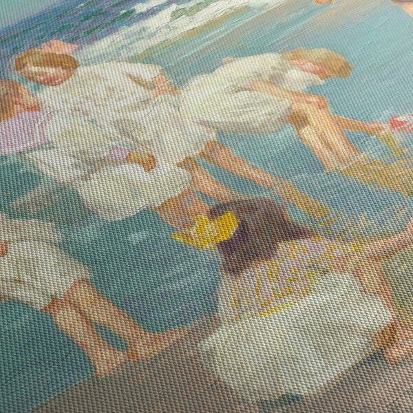Obraz - Edward Henry Potthast, A Holiday, reprodukce (210x100 cm)