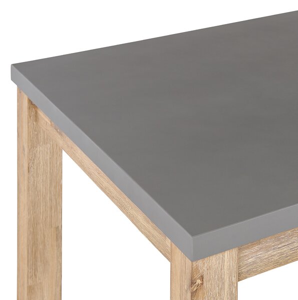 Zahradní jídelní stůl OSTUNI 180 cm 90 cm Beton Šedá