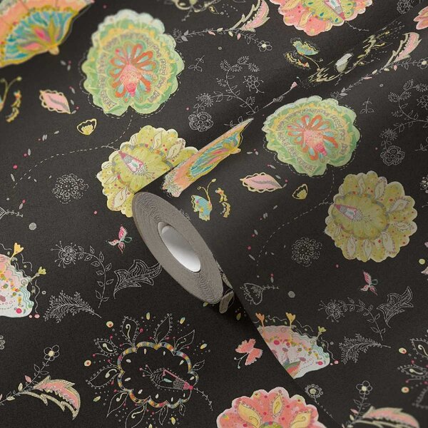 A.S. Création | Vliesová tapeta na zeď House of Turnowsky 38899-2 | 0,53 x 10,05 m | vícebarevná, černá