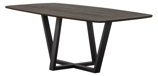 Jídelní stůl s deskou z dubového dřeva 100x220 cm Tablo – WOOOD