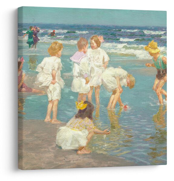 Obraz - Edward Henry Potthast, A Holiday, reprodukce (30x30 cm)