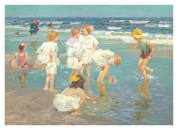 Obraz - Edward Henry Potthast, A Holiday, reprodukce (70x50 cm)