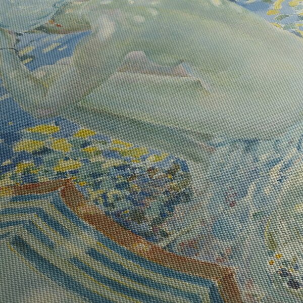Obraz - Frederick Carl Frieseke, On the Bank, reprodukce (30x30 cm)