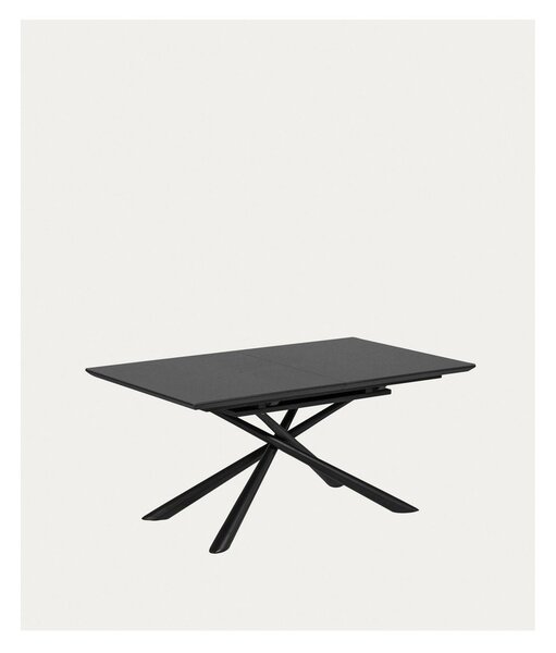 Rozkládací jídelní stůl s přídavnou deskou s keramickou deskou 90x160 cm Theone – Kave Home