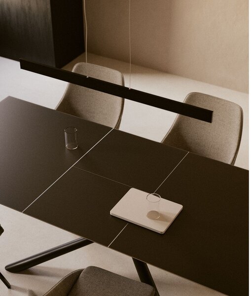 Rozkládací jídelní stůl s přídavnou deskou s keramickou deskou 90x160 cm Theone – Kave Home