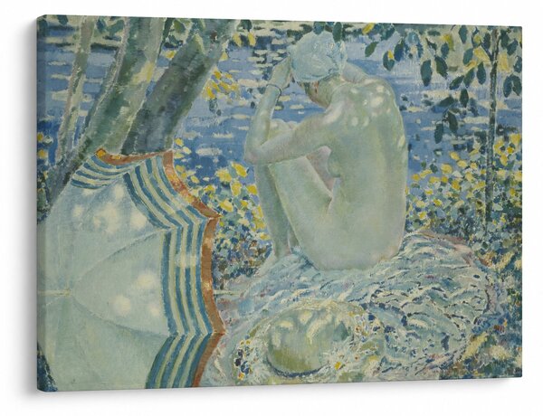 Obraz - Frederick Carl Frieseke, On the Bank, reprodukce (70x50 cm)