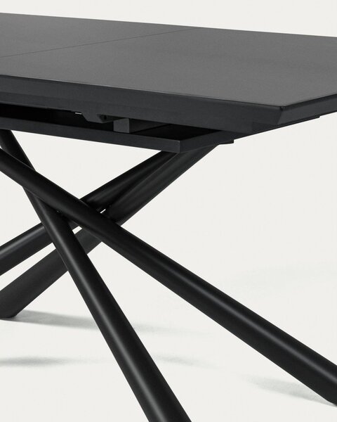 Rozkládací jídelní stůl s přídavnou deskou s keramickou deskou 90x160 cm Theone – Kave Home