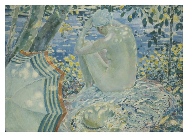 Obraz - Frederick Carl Frieseke, On the Bank, reprodukce (70x50 cm)