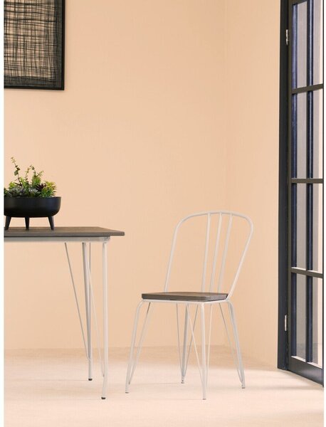 Jídelní stůl z jilmového dřeva ø 80 cm District – Premier Housewares