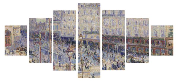 Obraz - Camille Pissarro, The Place du Havre, reprodukce (210x100 cm)