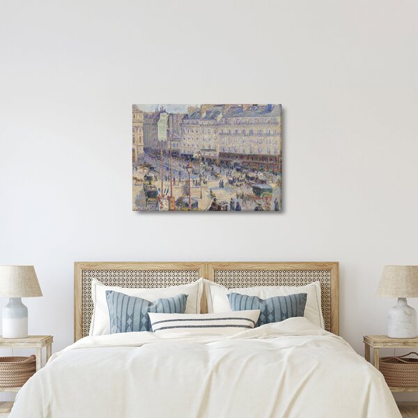 Obraz - Camille Pissarro, The Place du Havre, reprodukce (70x50 cm)