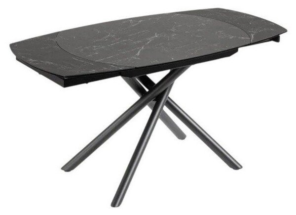 Rozkládací jídelní stůl s přídavnou deskou s keramickou deskou 100x130 cm Yodalia – Kave Home