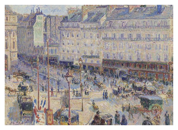 Obraz - Camille Pissarro, The Place du Havre, reprodukce (70x50 cm)