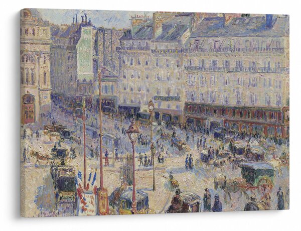 Obraz - Camille Pissarro, The Place du Havre, reprodukce (70x50 cm)