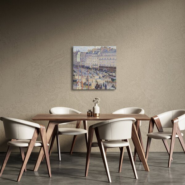 Obraz - Camille Pissarro, The Place du Havre, reprodukce (30x30 cm)