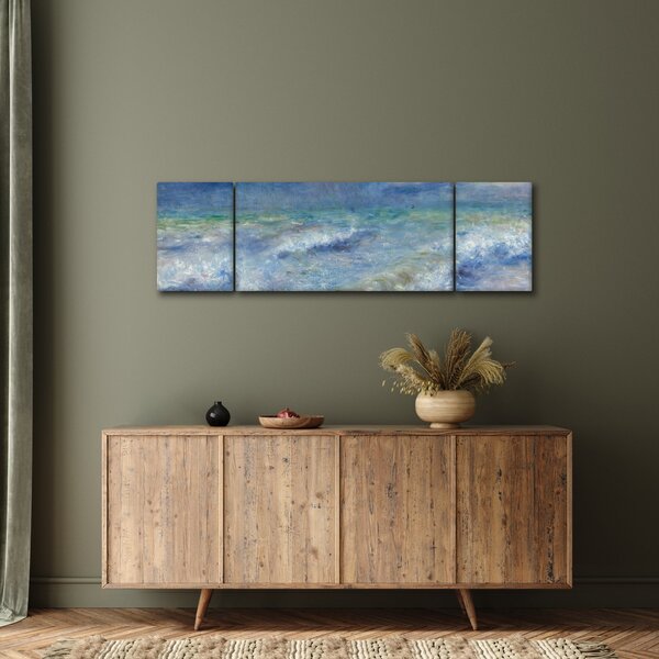 Obraz - Pierre-Auguste Renoir, Seascape, reprodukce (170x50 cm)