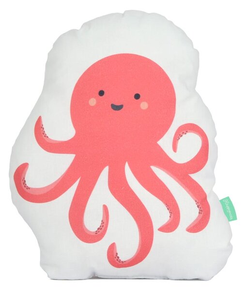 Polštářek z čisté bavlny Happynois Octopus, 40 x 30 cm