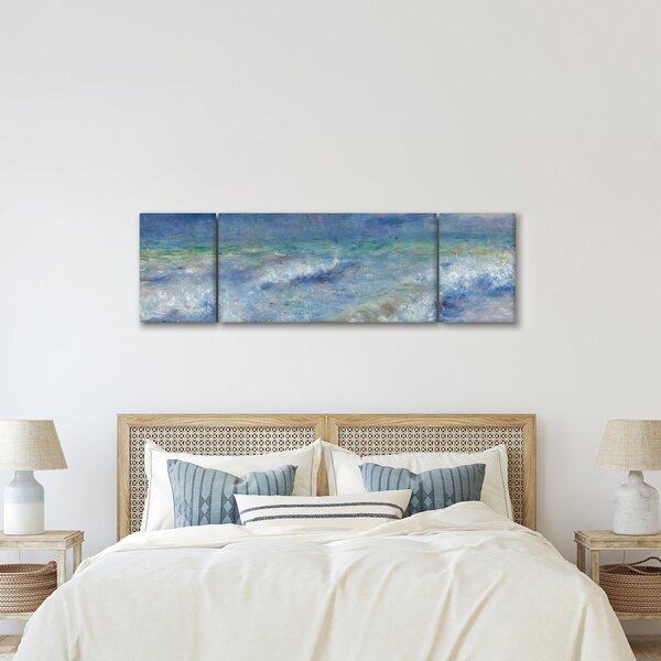 Obraz - Pierre-Auguste Renoir, Seascape, reprodukce (170x50 cm)