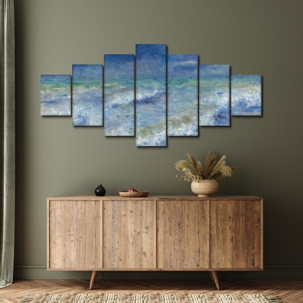 Obraz - Pierre-Auguste Renoir, Seascape, reprodukce (210x100 cm)