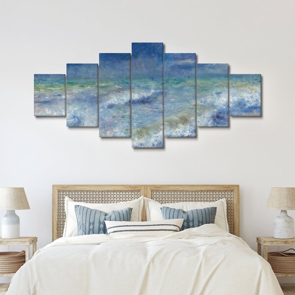 Obraz - Pierre-Auguste Renoir, Seascape, reprodukce (210x100 cm)