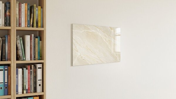 Magnetická tabule METALboards, béžový mramor 60 × 40 cm, MB64_00123