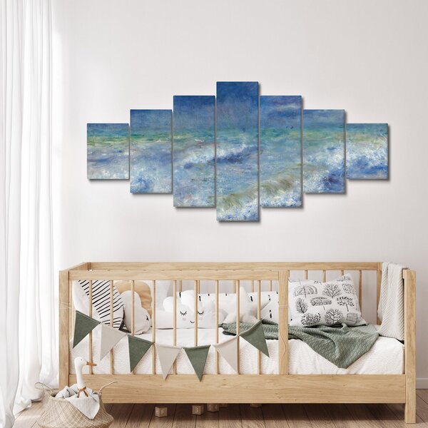 Obraz - Pierre-Auguste Renoir, Seascape, reprodukce (210x100 cm)