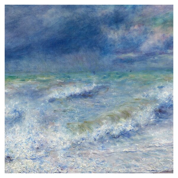 Obraz - Pierre-Auguste Renoir, Seascape, reprodukce (30x30 cm)