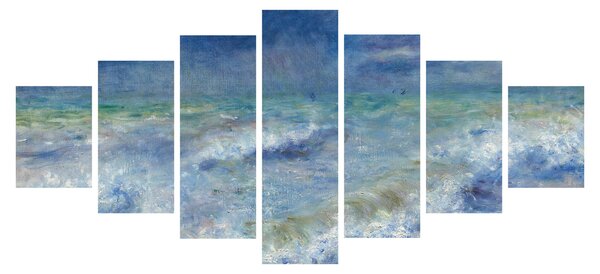 Obraz - Pierre-Auguste Renoir, Seascape, reprodukce (210x100 cm)