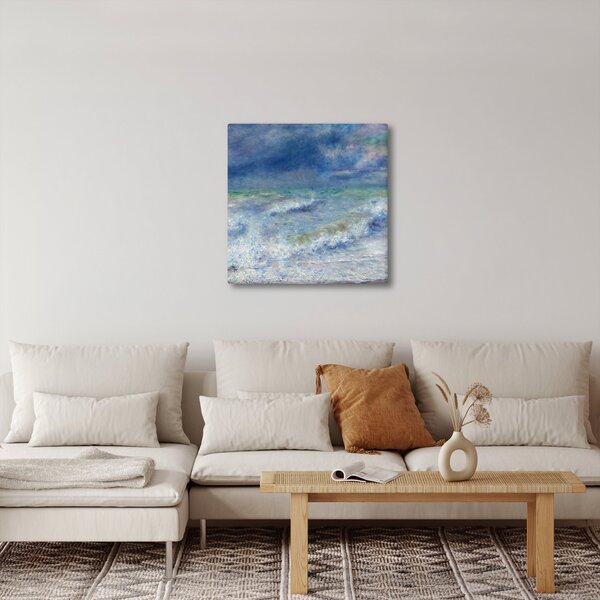 Obraz - Pierre-Auguste Renoir, Seascape, reprodukce (30x30 cm)