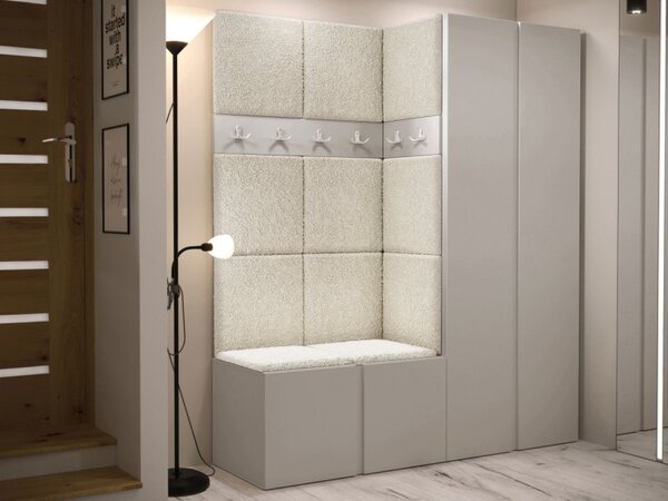 Šatní skříň Tavasz III, Barva: kašmír, Barva látek:: Abriamo 03 5903211469084