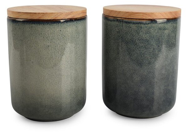 Kameninová dóza na potraviny Meridian – Salt&Pepper