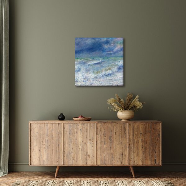 Obraz - Pierre-Auguste Renoir, Seascape, reprodukce (30x30 cm)