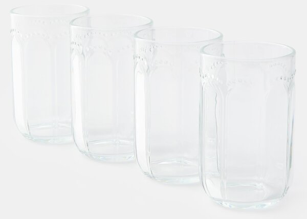 Sinsay - Sada sklenic se zdobením 4 pack - clear