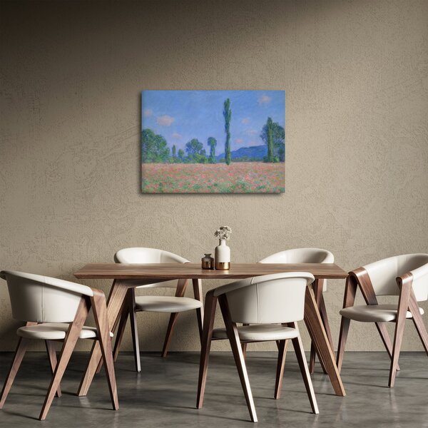 Obraz - Claude Monet, Poppy Field (Giverny), reprodukce (70x50 cm)