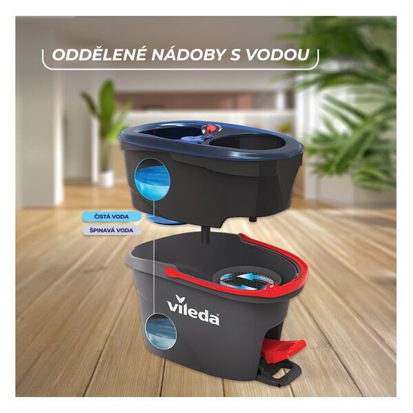 Rotační mop s kbelíkem H2PrO – Vileda