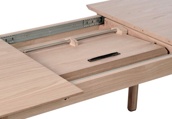 Rozkládací jídelní stůl s přídavnou deskou v dekoru dubu 95x190 cm Bari – Unique Furniture