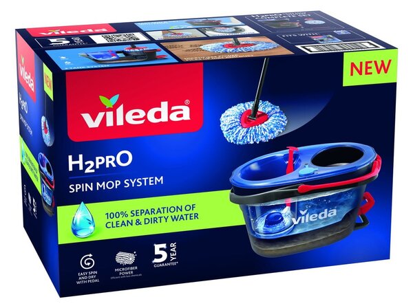 Rotační mop s kbelíkem H2PrO – Vileda
