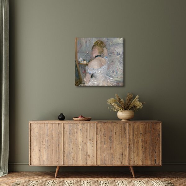 Obraz - Berthe Morisot, Woman at Her Toilette, reprodukce (30x30 cm)