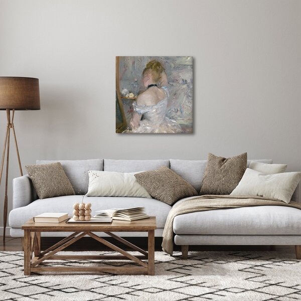 Obraz - Berthe Morisot, Woman at Her Toilette, reprodukce (30x30 cm)