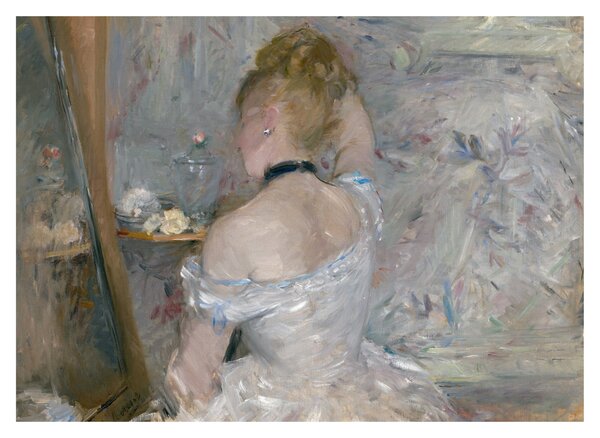 Obraz - Berthe Morisot, Woman at Her Toilette, reprodukce (70x50 cm)