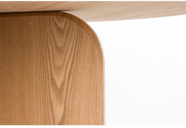 Kulatý jídelní stůl v dekoru dubu ø 120 cm Laurent – White Label