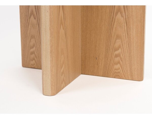 Kulatý jídelní stůl v dekoru dubu ø 120 cm Laurent – White Label