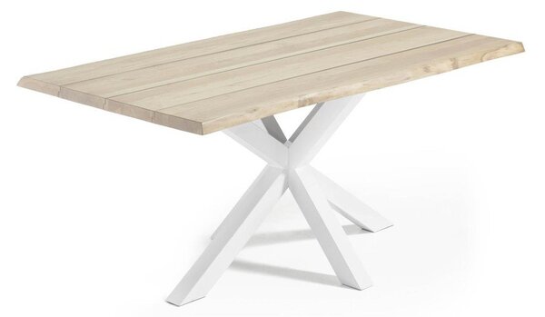 Jídelní stůl s deskou v dubovém dekoru 90x160 cm Argo – Kave Home