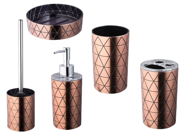 BISK Erga Star, toaletní WC kartáč na postavení, měděný, ERG-07131