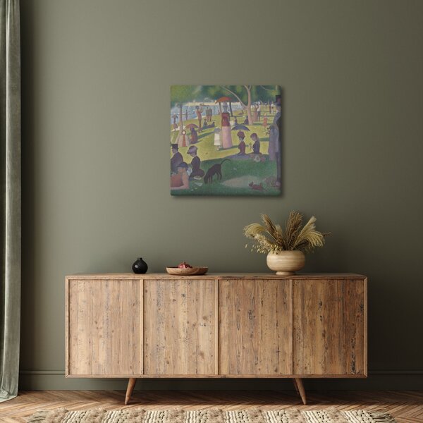 Obraz - Georges Seurat, A Sunday on La Grande Jatte, reprodukce (30x30 cm)