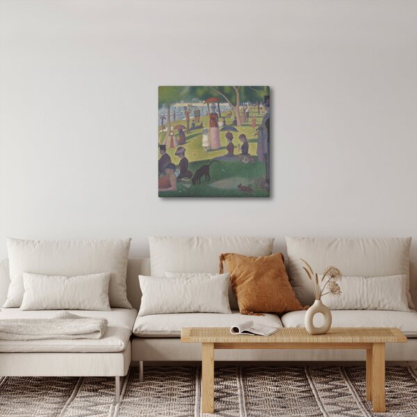Obraz - Georges Seurat, A Sunday on La Grande Jatte, reprodukce (30x30 cm)