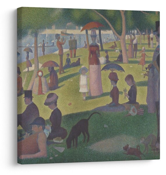 Obraz - Georges Seurat, A Sunday on La Grande Jatte, reprodukce (30x30 cm)