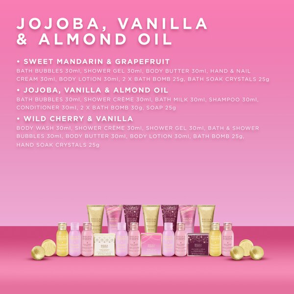 Baylis & Harding Jojoba, Vanilla & Almond Oil - adventní kalendář, 24 ks