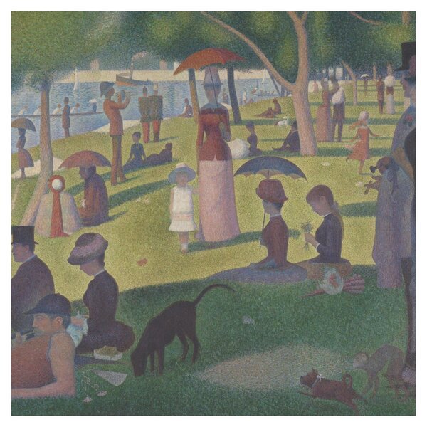 Obraz - Georges Seurat, A Sunday on La Grande Jatte, reprodukce (30x30 cm)