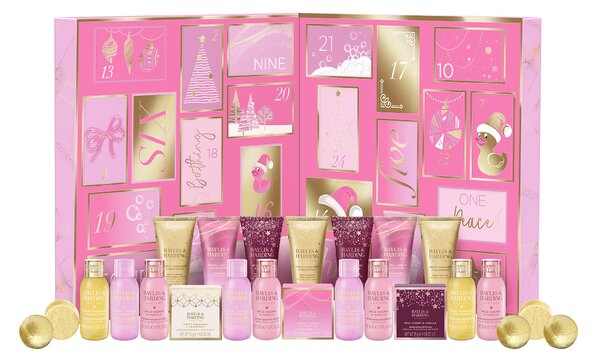 Baylis & Harding Jojoba, Vanilla & Almond Oil - adventní kalendář, 24 ks